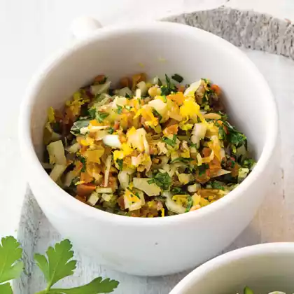 Zitronen-Fenchel-Salsa